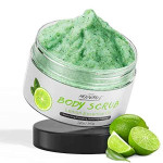 Lemon Body Scrub Natural Organic Dead Sea Salt Anti Aging & Exfoliation Moisturizes and Nourishes Hand Feet & Skin